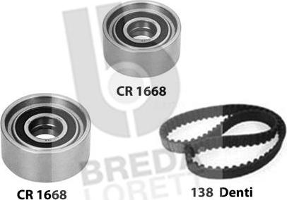 Breda Lorett KCD0309 - Комплект ременя ГРМ autozip.com.ua