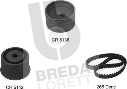 Breda Lorett KCD0251 - Комплект ременя ГРМ autozip.com.ua