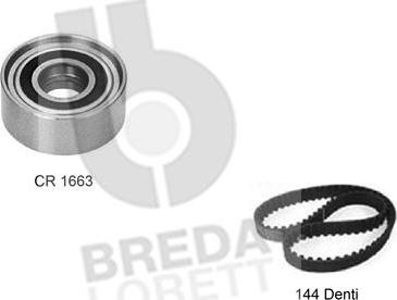 Breda Lorett KCD0258 - Комплект ременя ГРМ autozip.com.ua