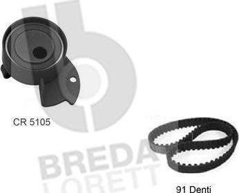 Breda Lorett KCD0265 - Комплект ременя ГРМ autozip.com.ua