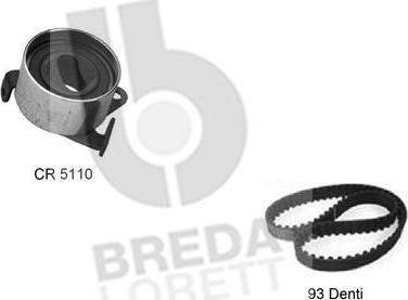 Breda Lorett KCD0261 - Комплект ременя ГРМ autozip.com.ua