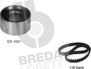 Breda Lorett KCD0268 - Комплект ременя ГРМ autozip.com.ua