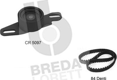 Breda Lorett KCD0201 - Комплект ременя ГРМ autozip.com.ua