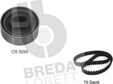 Breda Lorett KCD0214 - Комплект ременя ГРМ autozip.com.ua