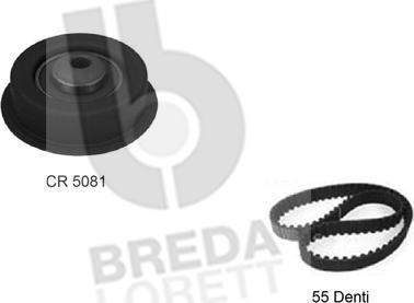 Breda Lorett KCD0218 - Комплект ременя ГРМ autozip.com.ua