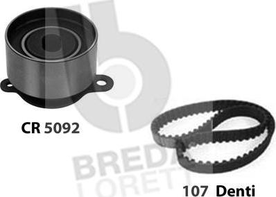 Breda Lorett KCD0286 - Комплект ременя ГРМ autozip.com.ua