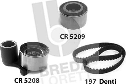 Breda Lorett KCD0281 - Комплект ременя ГРМ autozip.com.ua