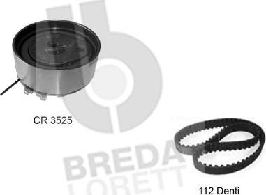 Breda Lorett KCD0221 - Комплект ременя ГРМ autozip.com.ua