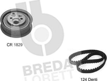 Breda Lorett KCD0274 - Комплект ременя ГРМ autozip.com.ua