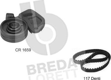 Breda Lorett KCD0276 - Комплект ременя ГРМ autozip.com.ua