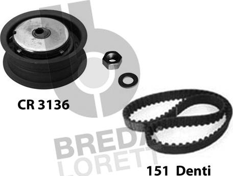 Breda Lorett KCD0278 - Комплект ременя ГРМ autozip.com.ua