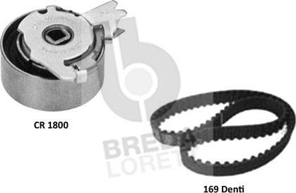 Breda Lorett KCD0740 - Комплект ременя ГРМ autozip.com.ua