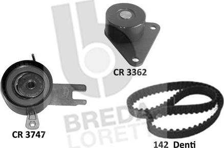 Breda Lorett KCD0765 - Комплект ременя ГРМ autozip.com.ua
