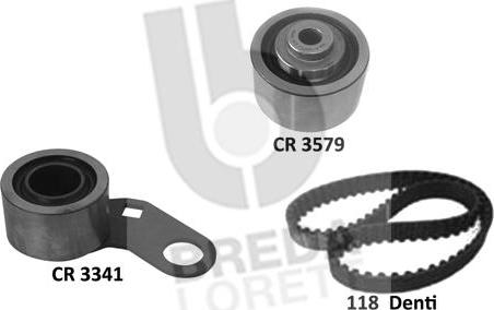 Breda Lorett KCD0760 - Комплект ременя ГРМ autozip.com.ua
