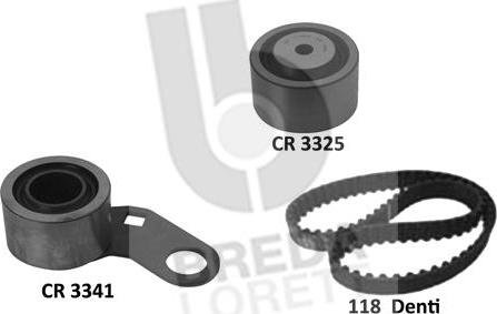 Breda Lorett KCD0761 - Комплект ременя ГРМ autozip.com.ua