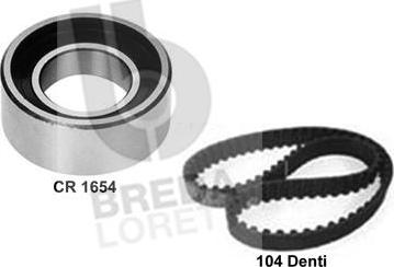 Breda Lorett KCD0711 - Комплект ременя ГРМ autozip.com.ua