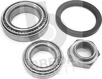 BRT Bearings BRT BEARINGS671 - Комплект підшипника маточини колеса autozip.com.ua