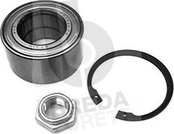 BRT Bearings NWK249 - Комплект підшипника маточини колеса autozip.com.ua