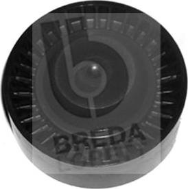Breda Lorett TOA3852 - Паразитний / провідний ролик, поліклиновий ремінь autozip.com.ua