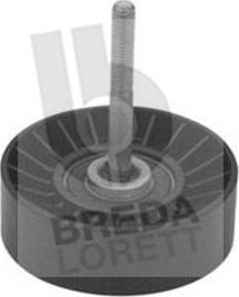 Breda Lorett TOA3268 - Паразитний / провідний ролик, поліклиновий ремінь autozip.com.ua