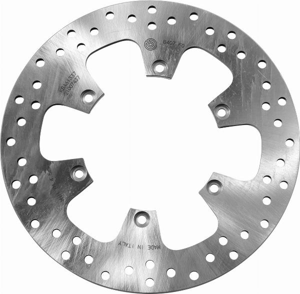 Brembo 68B407F0 - Гальмівний диск autozip.com.ua