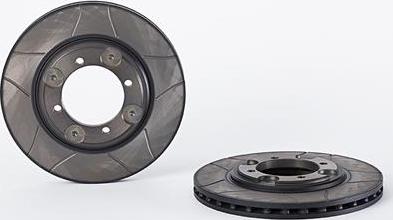 Brembo 09.5587.75 - Гальмівний диск autozip.com.ua