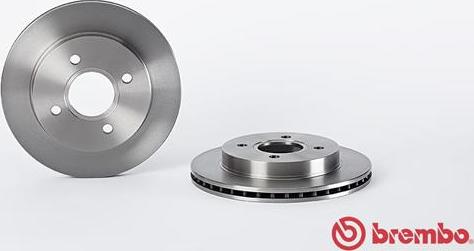 Brembo 09.5708.10 - Гальмівний диск autozip.com.ua