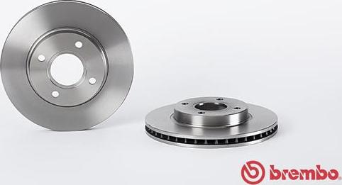 Brembo 09.5707.14 - Гальмівний диск autozip.com.ua