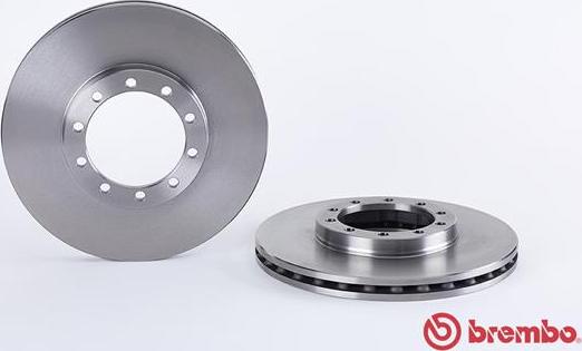 Brembo 09.6734.20 - Гальмівний диск autozip.com.ua