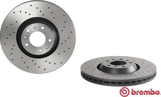 Brembo 09.8670.1X - Гальмівний диск autozip.com.ua