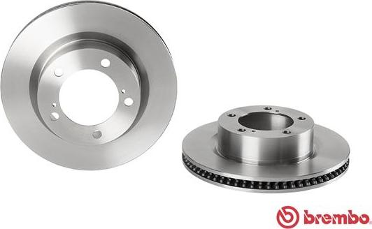 Brembo 09.A966.10 - Гальмівний диск autozip.com.ua