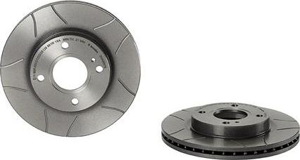 Brembo 09.A968.76 - Гальмівний диск autozip.com.ua