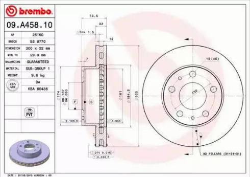 Alpha Brakes HTP-FT-037 - Гальмівний диск autozip.com.ua