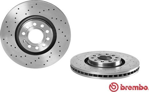 Brembo 09.A813.10 - Гальмівний диск autozip.com.ua