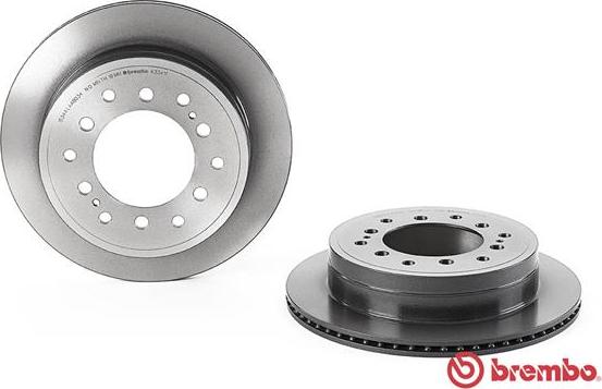 Brembo 09.A334.11 - Диск гальмівний TOYOTA LAND CRUISER задн.. вент. вир-во BREMBO autozip.com.ua