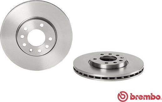 Brembo 09.A222.10 - Гальмівний диск autozip.com.ua