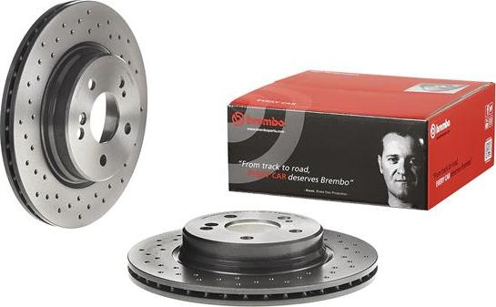 Brembo 09.A742.31 - Гальмівний диск autozip.com.ua