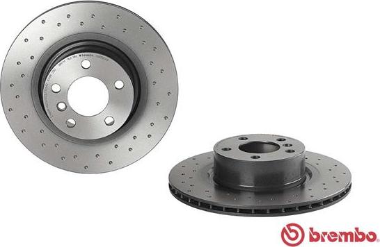 Brembo 09.B569.1X - Гальмівний диск autozip.com.ua