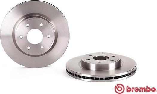 Brembo 09.B625.10 - Диск гальмівний autozip.com.ua