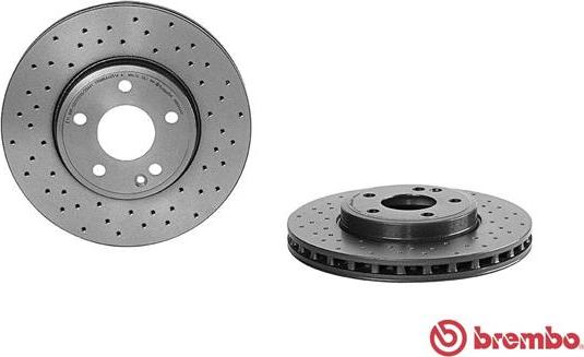 Brembo 09.B344.4X - Гальмівний диск autozip.com.ua