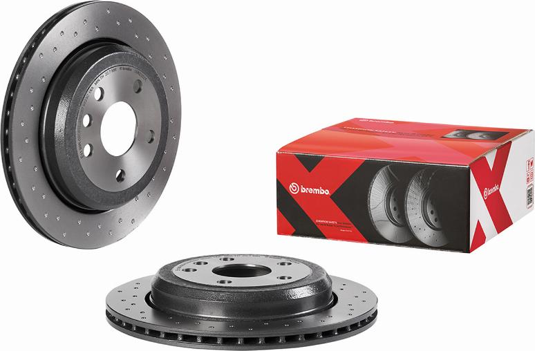 Brembo 09.N235.2X - Гальмівний диск autozip.com.ua