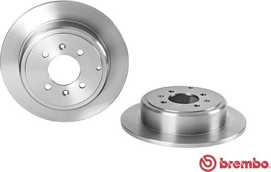 Brembo 08.6931.10 - Гальмівний диск autozip.com.ua