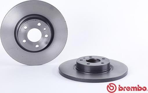 Brembo 08.7354.11 - Гальмівний диск autozip.com.ua