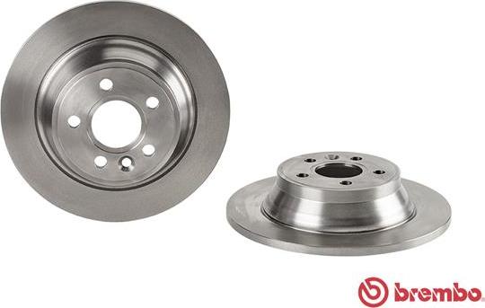 Brembo 08.A536.10 - Гальмівний диск autozip.com.ua