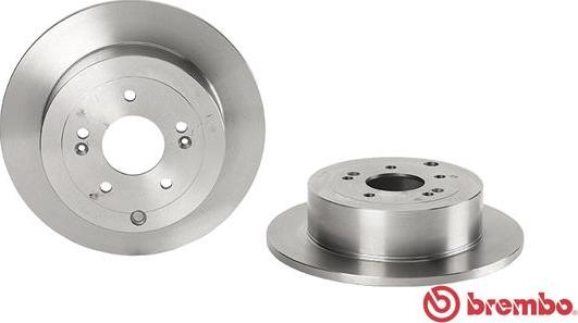 Brembo 08.A600.10 - Гальмівний диск autozip.com.ua