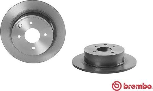 Brembo 08.A715.21 - Гальмівний диск autozip.com.ua