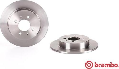 Brembo 08.C061.10 - Гальмівний диск autozip.com.ua