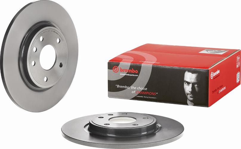 Brembo 08.N249.21 - Гальмівний диск autozip.com.ua