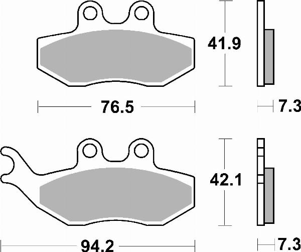 Brembo 07049 - Гальмівні колодки, дискові гальма autozip.com.ua