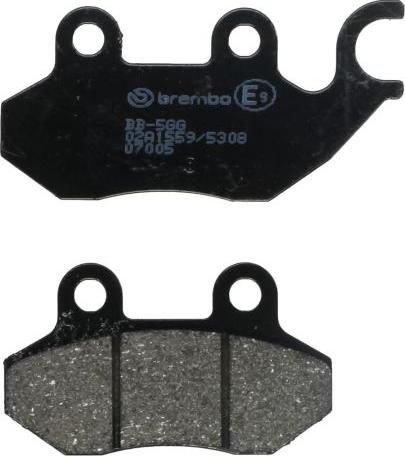 Brembo 07005 - Гальмівні колодки, дискові гальма autozip.com.ua